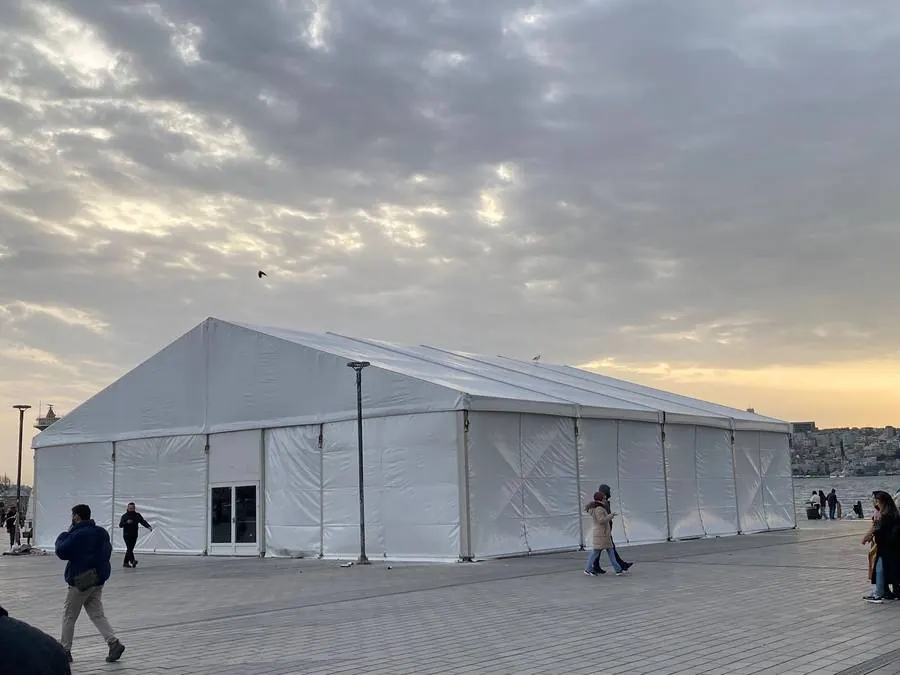20 metre çadır detay