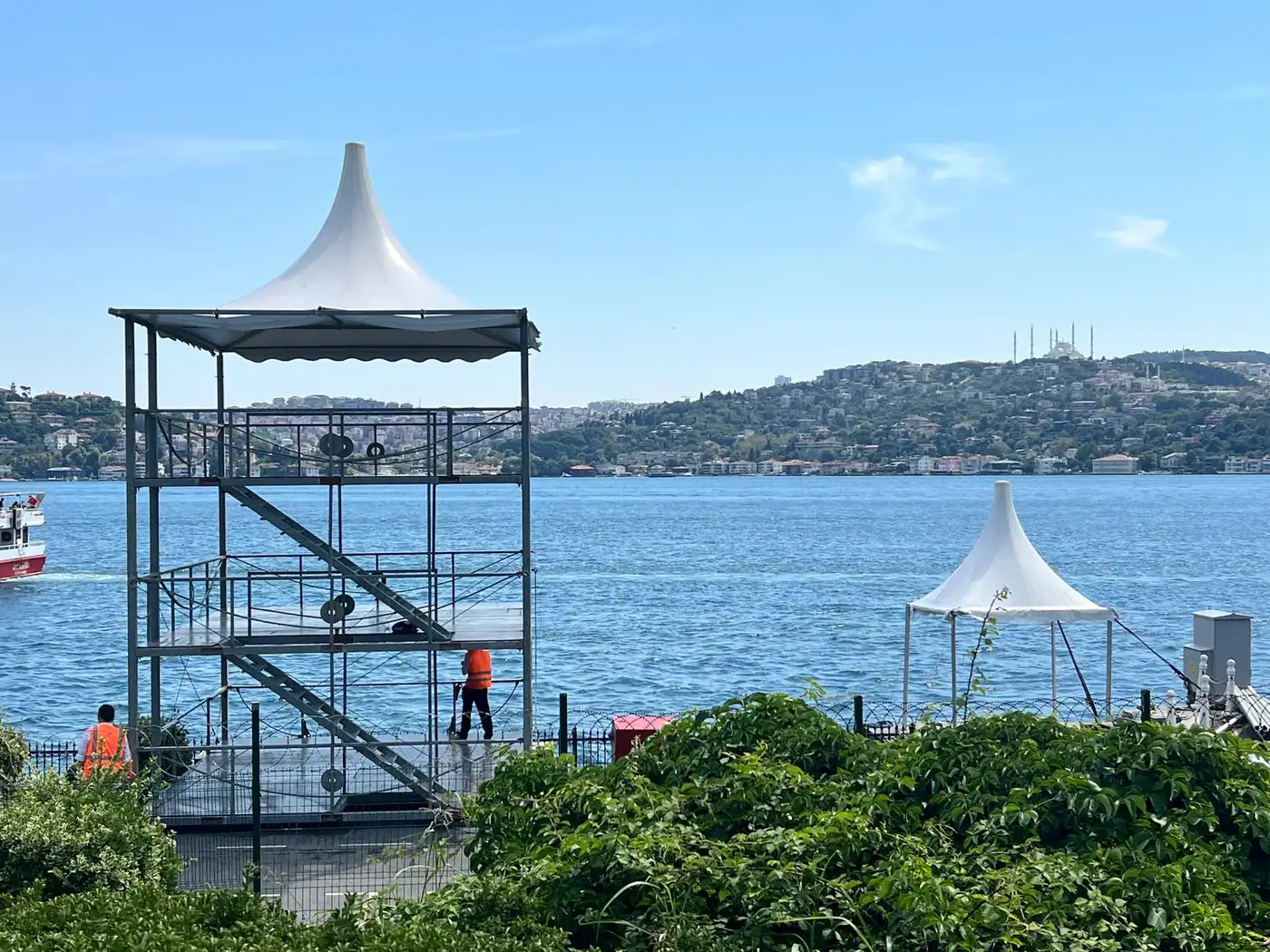 İskeleli kule çadır