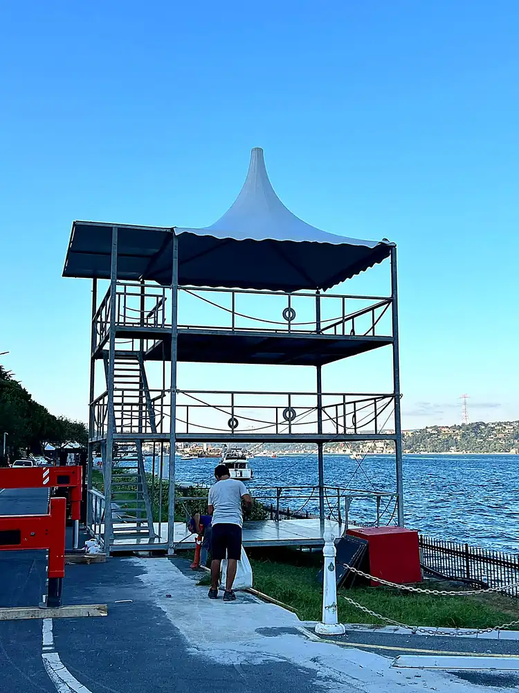 Boğaz Hattı İskele Kurulumu